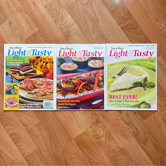 Taste Of Home’s Light & Tasty Cookbook Recipe Magazine 2004 2005 Lot of 3 - Picture 1 of 10